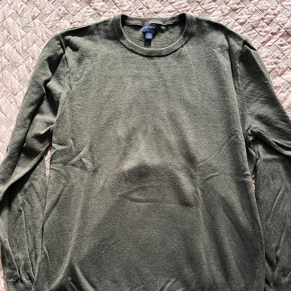 J. Crew Cotton Crew Neck Sweater